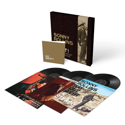 Sonny Rollins - ¡Ve al oeste! The Contemporary Records - Caja de 3 LP 