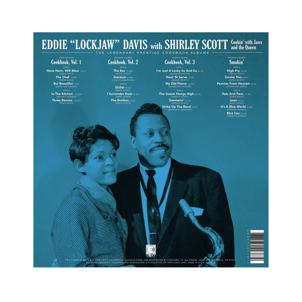 Eddie „Lockjaw“ Davis mit Shirley Scott – Cookin‘ – 4x LP-Box-Set 