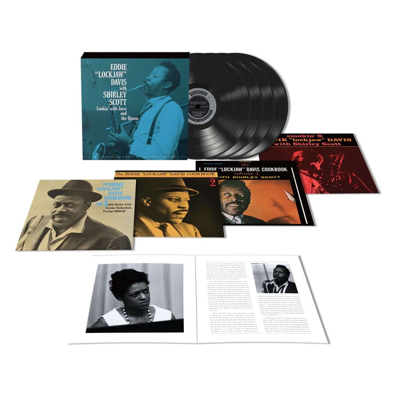 Eddie „Lockjaw“ Davis mit Shirley Scott – Cookin‘ – 4x LP-Box-Set 
