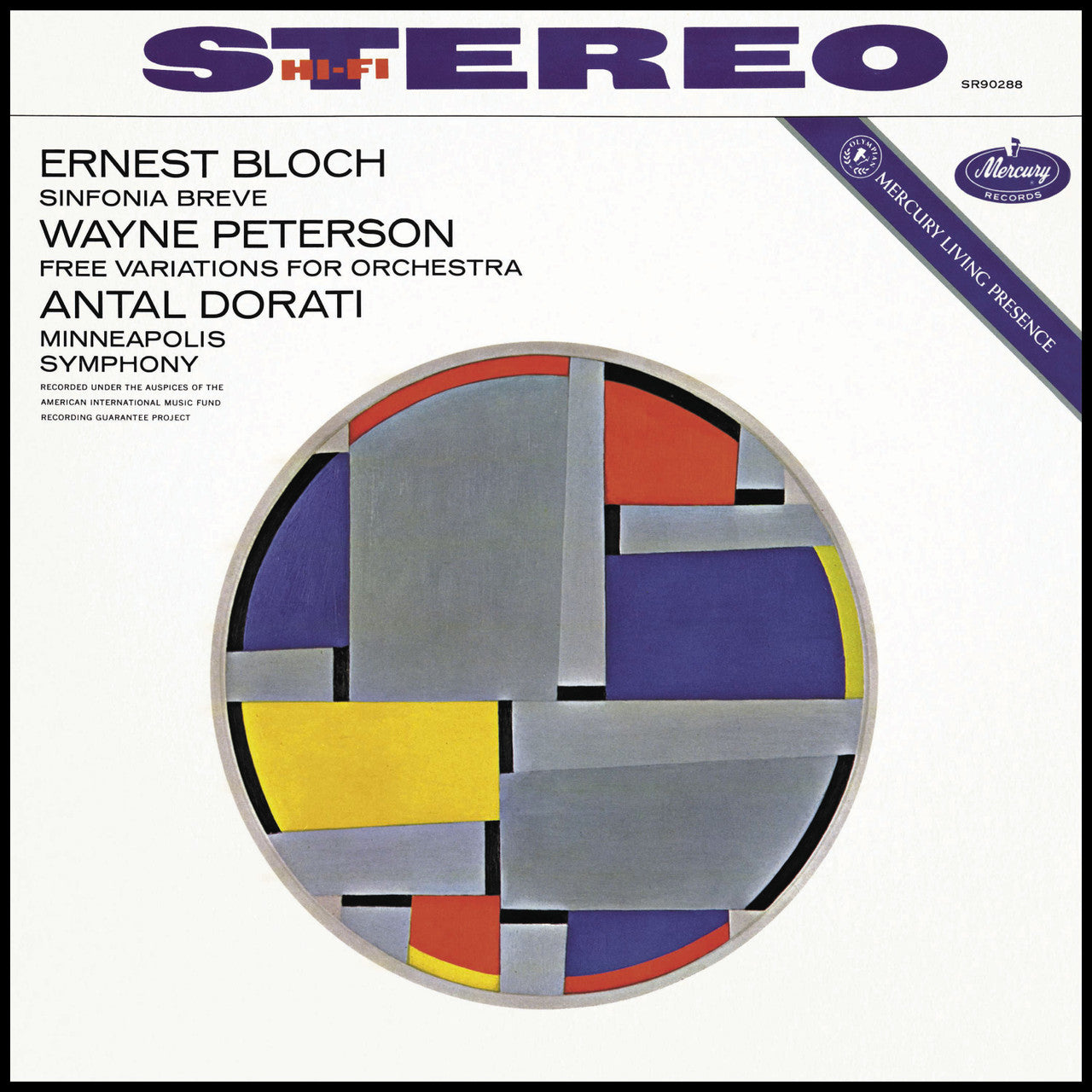 Antal Doráti - Bloch: Sinfonia Sacra; Peterson; Free Variations - Half-Speed Master LP