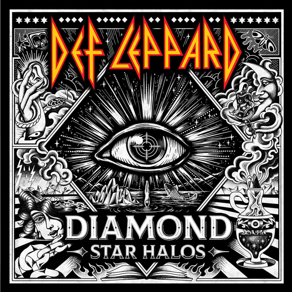 Def Leppard - Diamond Star Halos - LP independiente