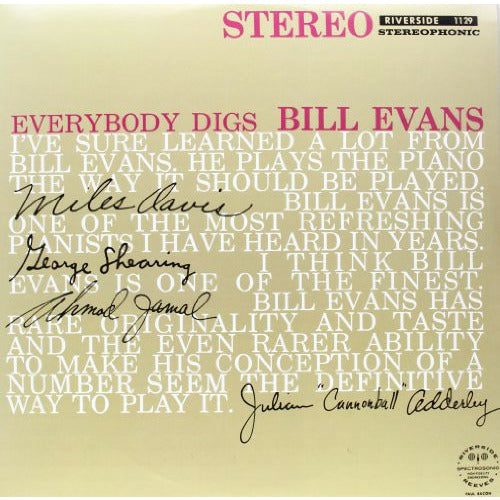 Bill Evans – Everybody Digs Bill Evans – LP