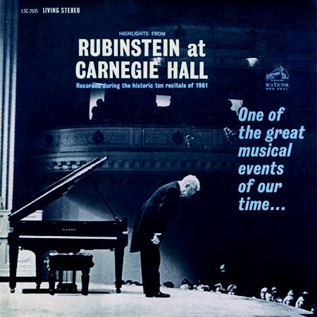 Arthur Rubinstein – Highlights von Rubinstein in der Carnegie Hall – LP von Analogue Productions