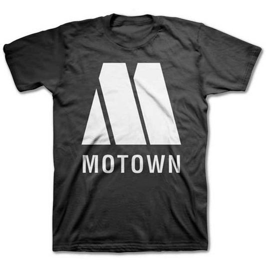 Schwarzes Herren-T-Shirt mit Motown-Logo