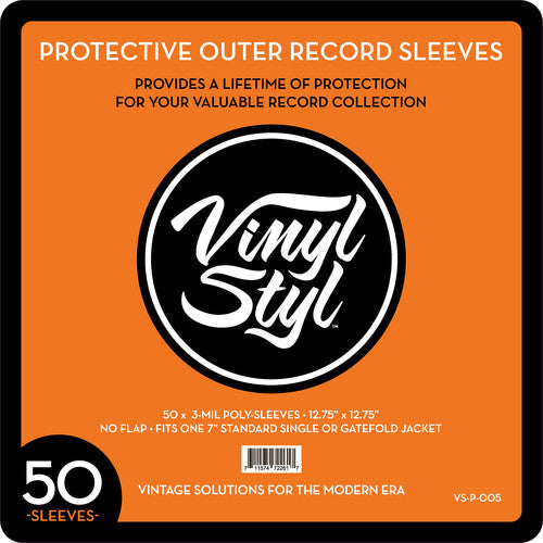 Vinyl Styl™ 12.75" X 12.75" Funda protectora exterior para discos de 3 mil 50 u.