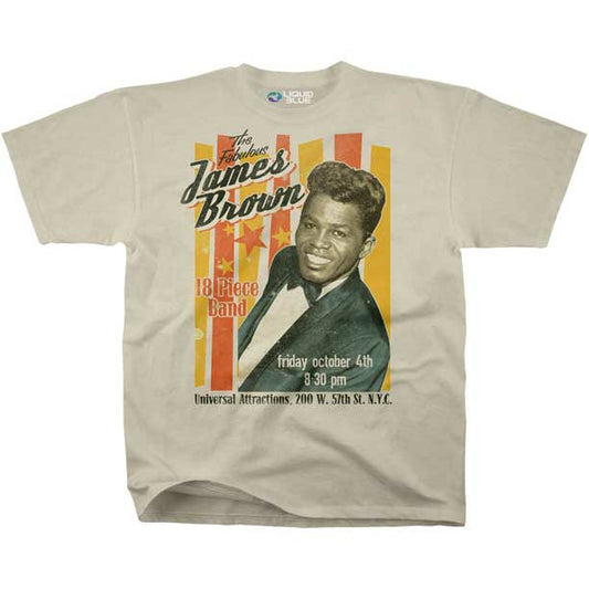 Camiseta de hombre fabuloso de James Brown