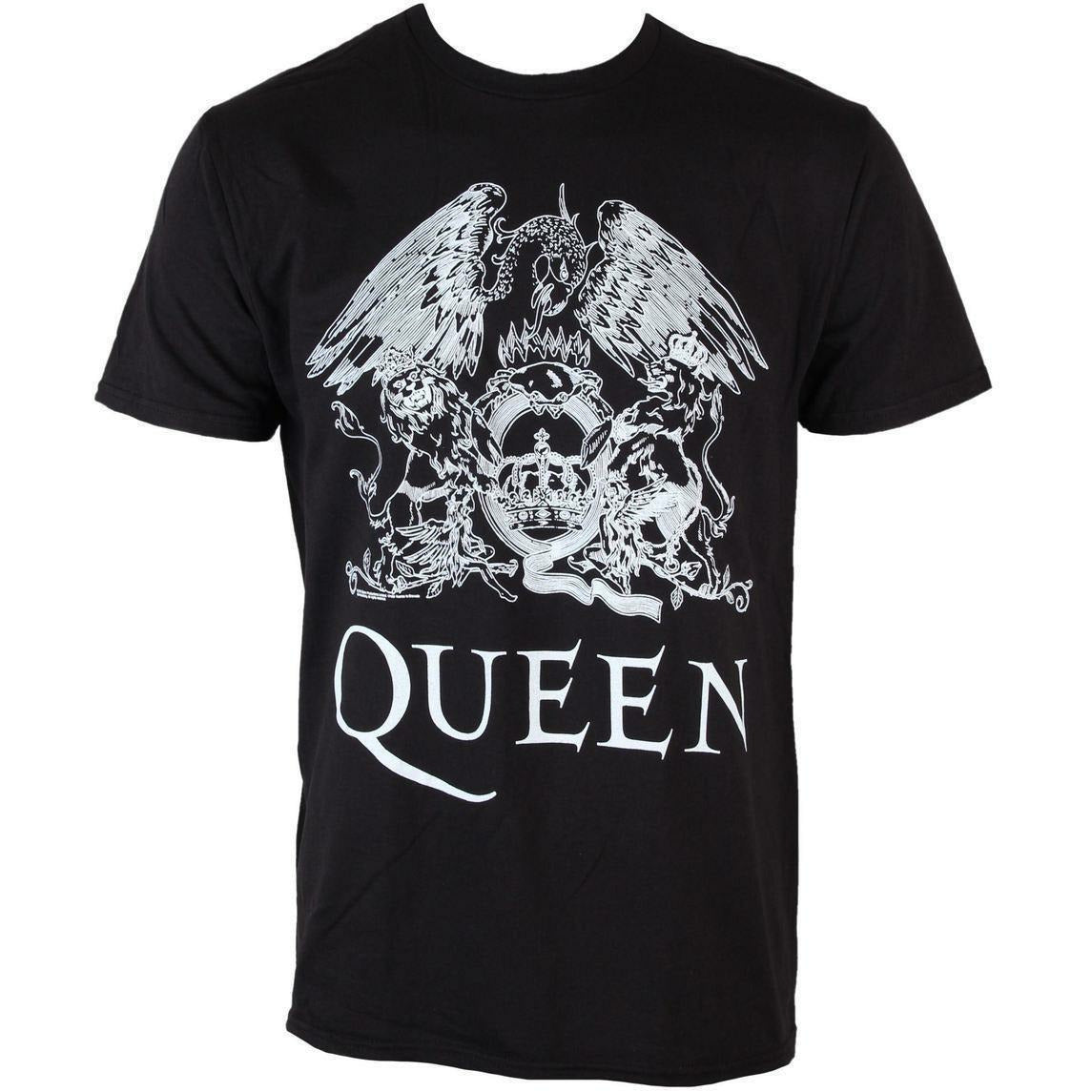 Camiseta Queen White Logo Hombre