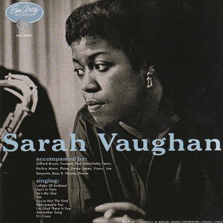 Sarah Vaughan - Sarah Vaughan - LP de producciones analógicas