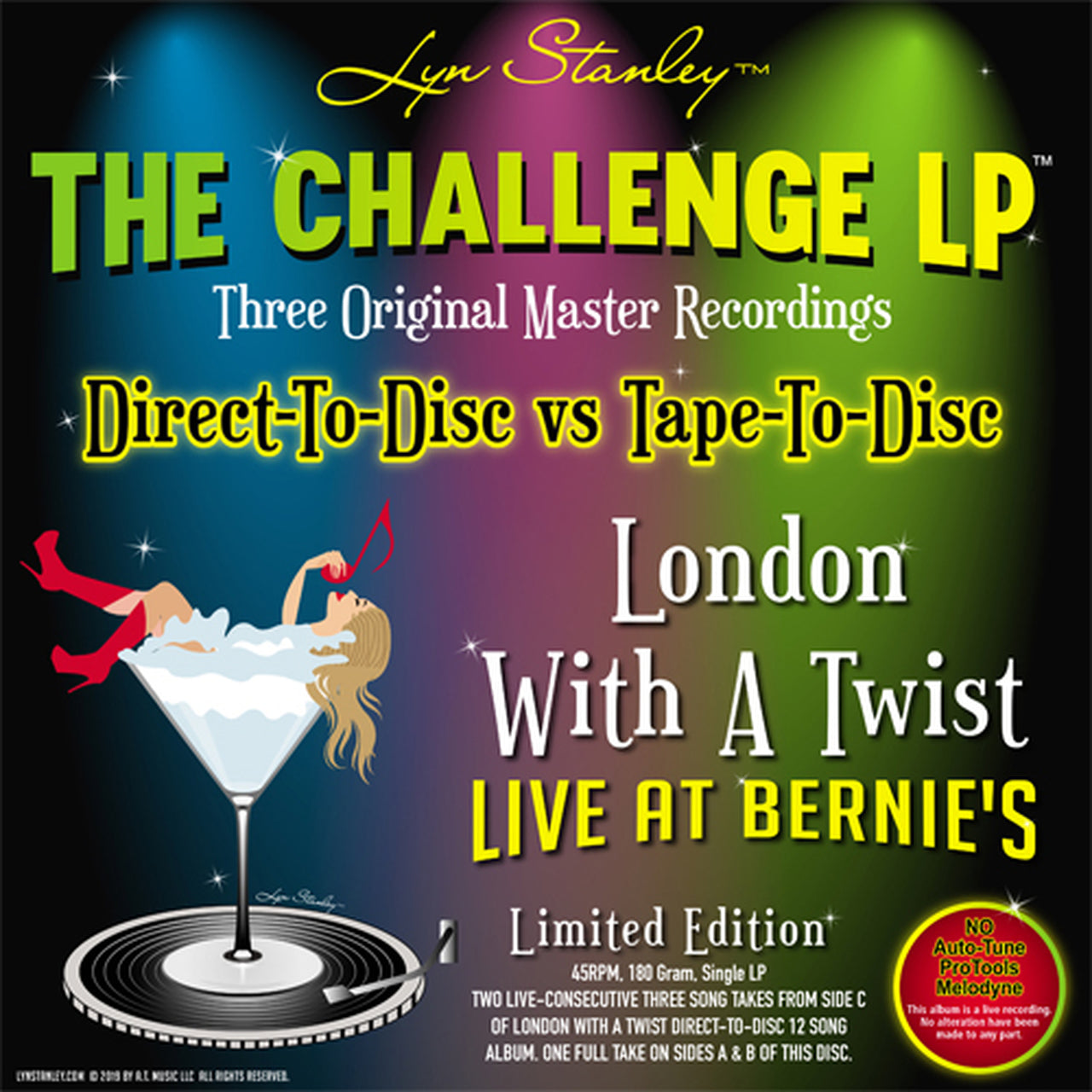 Lyn Stanley London With A Twist - Live At Bernie's - The Challenge - LP