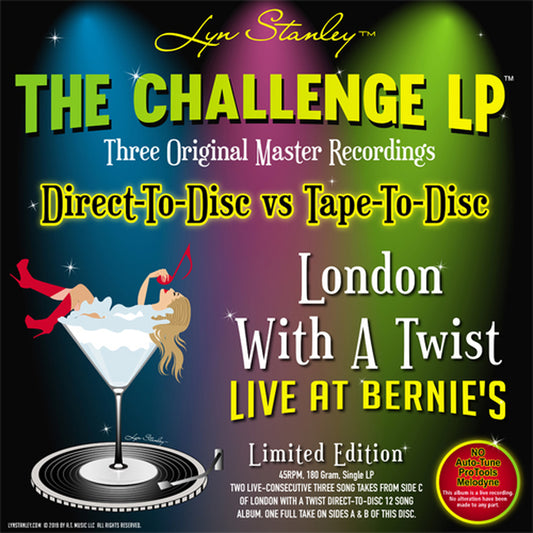 Lyn Stanley London With A Twist – Live At Bernie’s – The Challenge – LP