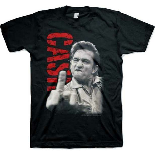 Camiseta Hombre Johnny Cash El Dedo