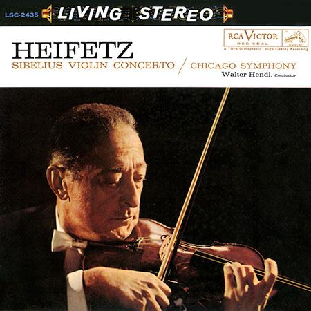 Walter Hendl - Sibelius: Violin Concerto in D Minor/ Jascha Heifetz, violin - Analogue Productions LP