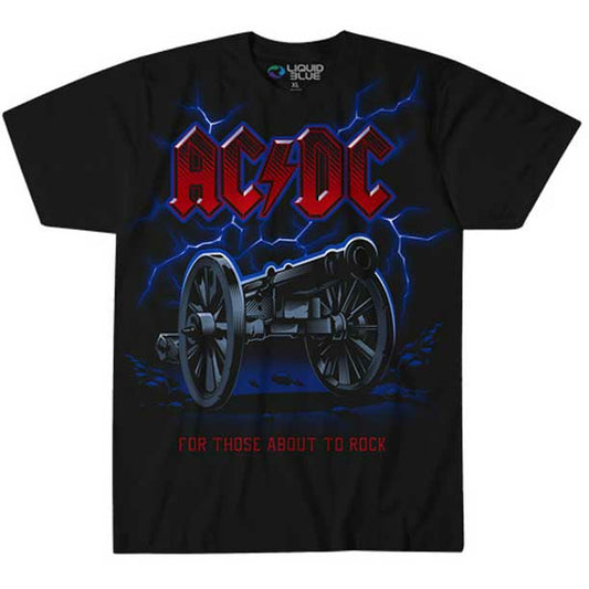 AC/DC Cannon Lightning Herren-T-Shirt