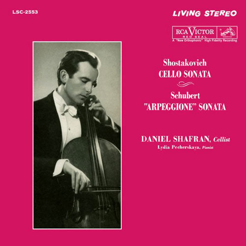 Daniel Shafran Shostakovich &amp; Schubert Cello Sonata &amp; Arpeggione Sonata - LP analógico