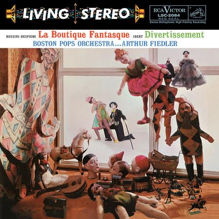 Arthur Fiedler, Boston Pops Orchestra - Rossini-Respighi: La Boutique Fantasque &amp; Ibert: Divertissement - Analogue Productions LP