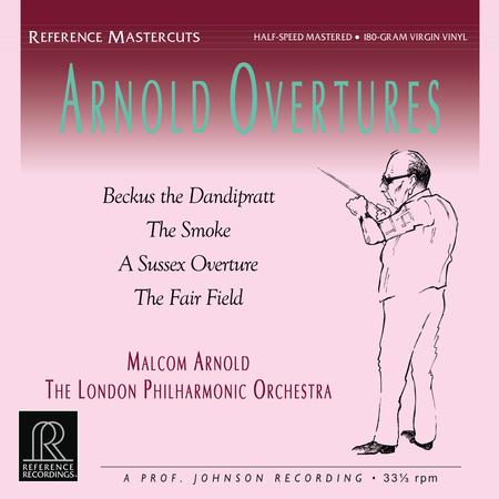 Malcolm Arnold, Orquesta Filarmónica de Londres - Arnold Overtures - LP de grabaciones de referencia