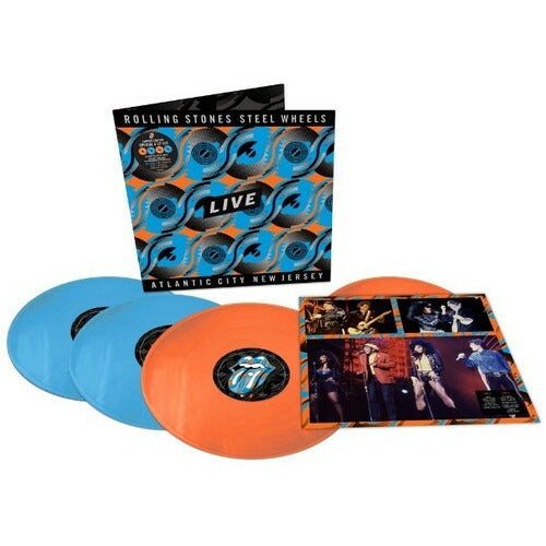 The Rolling Stones – Steel Wheels Live (Live aus Atlantic City, NJ, 1989) – 4x LP-Set