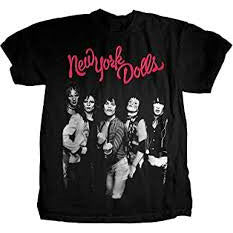 New York Dolls Men's Trash Photo Camiseta para hombre