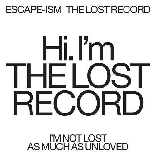 Escape-Ism - Lost Record - Indie LP
