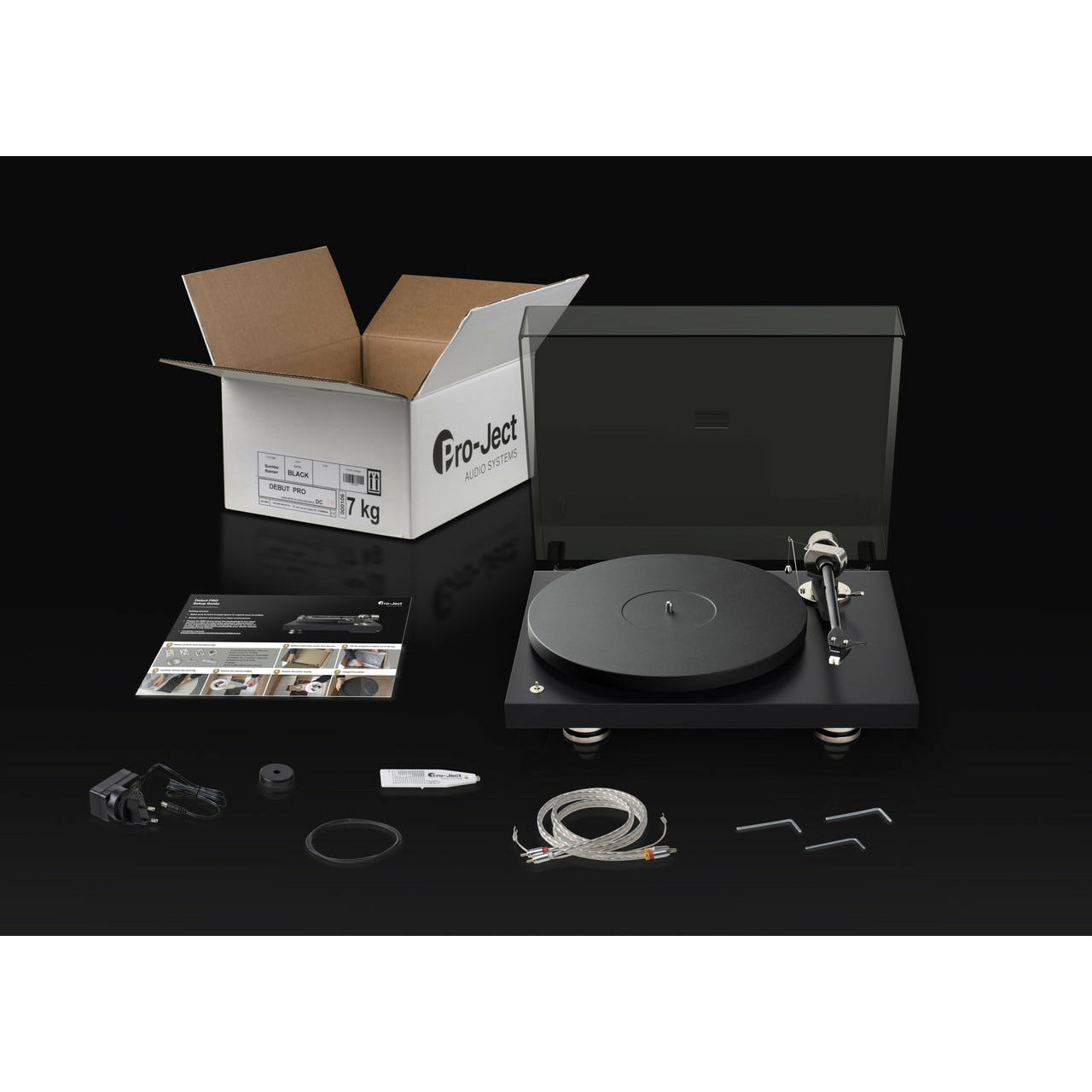 Pro-Ject Debut PRO Turntable With Rainier MM Cartridge
