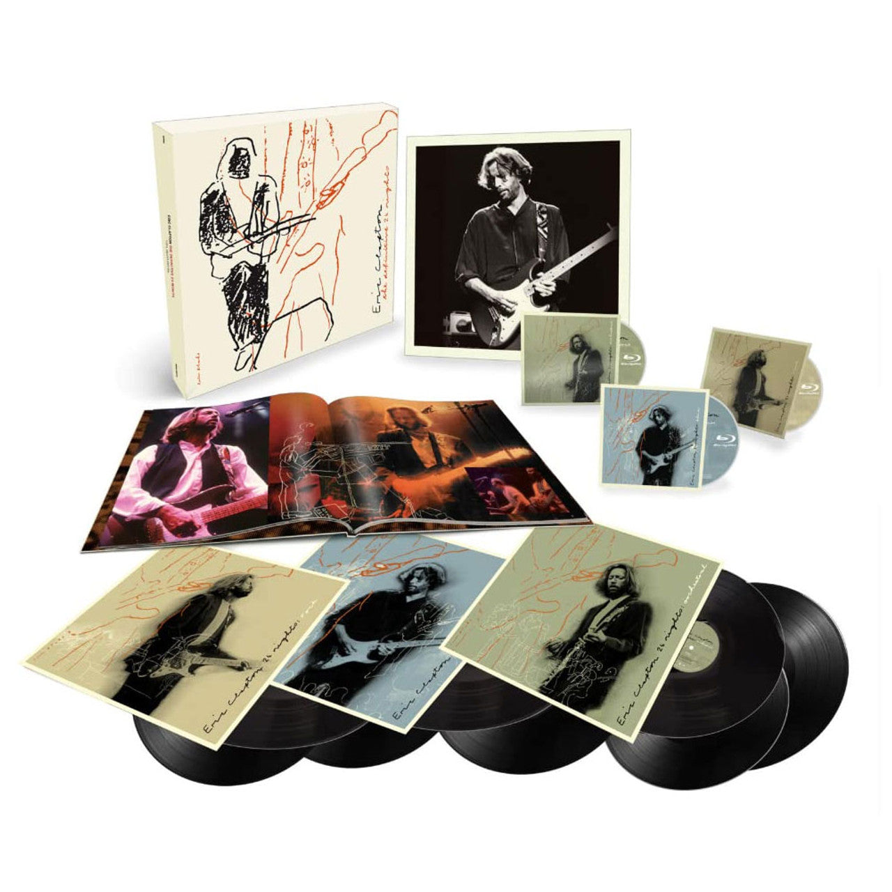 Eric Clapton - Las 24 noches definitivas - Blu Ray y LP en caja