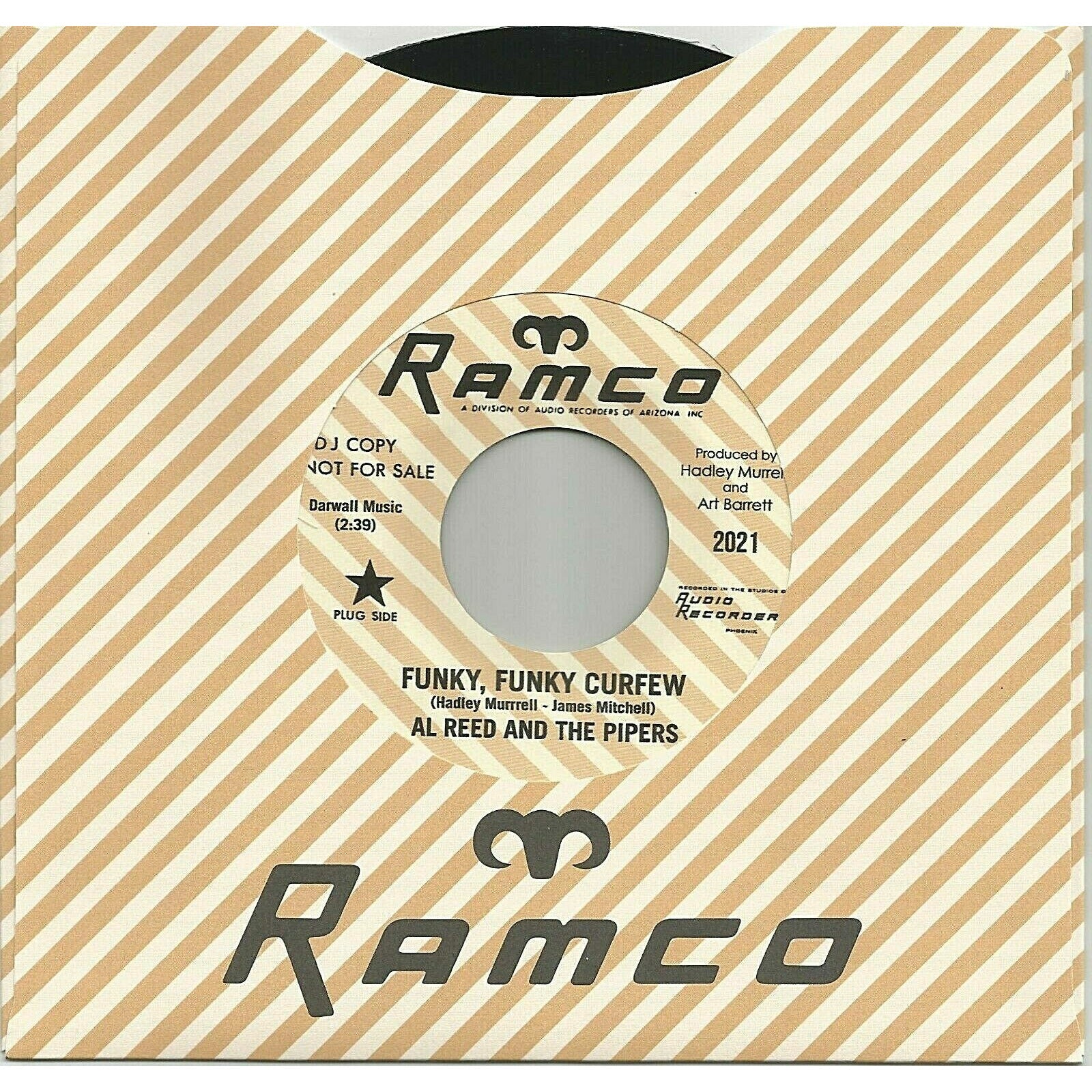 Al Reed / Soul Blenders Funky, Funky Curfew & Funky Night Club - 45 rpm 7"