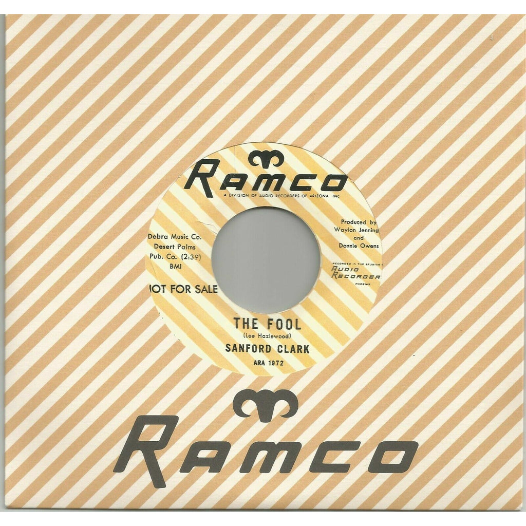 Sanford Clark - It's Nothing To Me / The Fool - Ramco 45 RPM 7"